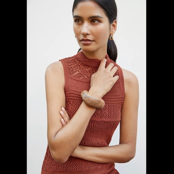 Anthropologie NWT Crochet MIDI Dress Size S - Picture 4 of 9